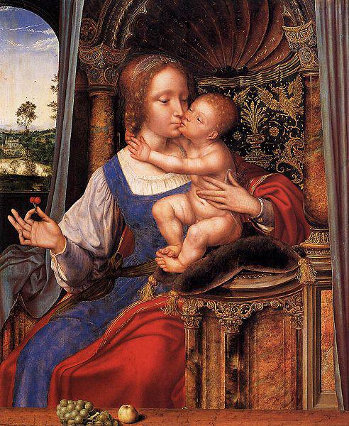 Quentin Matsys The Virgin and Child oil painting image